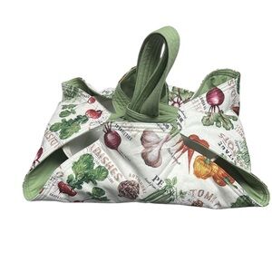Hand Crafted Casserole Dish Carrier Large Quilted Reversible Pie Plate Carrier